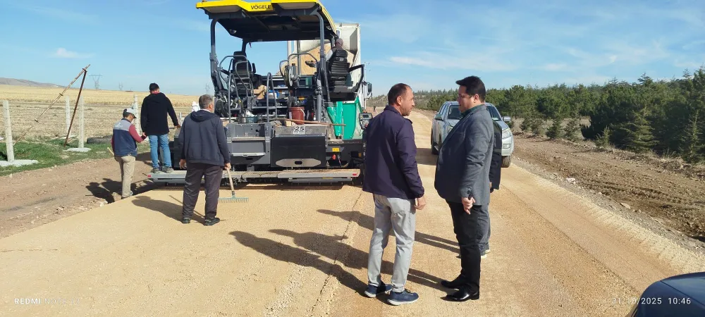 Alkoloid Fabrikası Yan Yolu Konforlu Hale Getiriyoruz