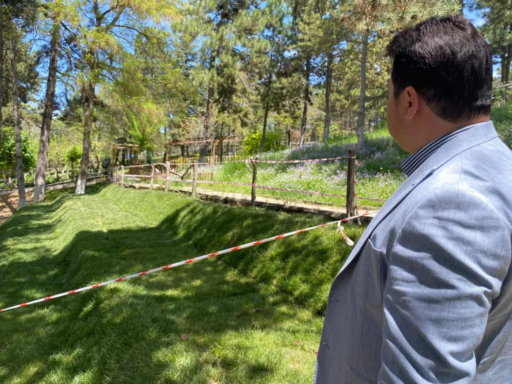 Başkan AYNACI Horan Parkı’nda İncelemelerde Bulundu