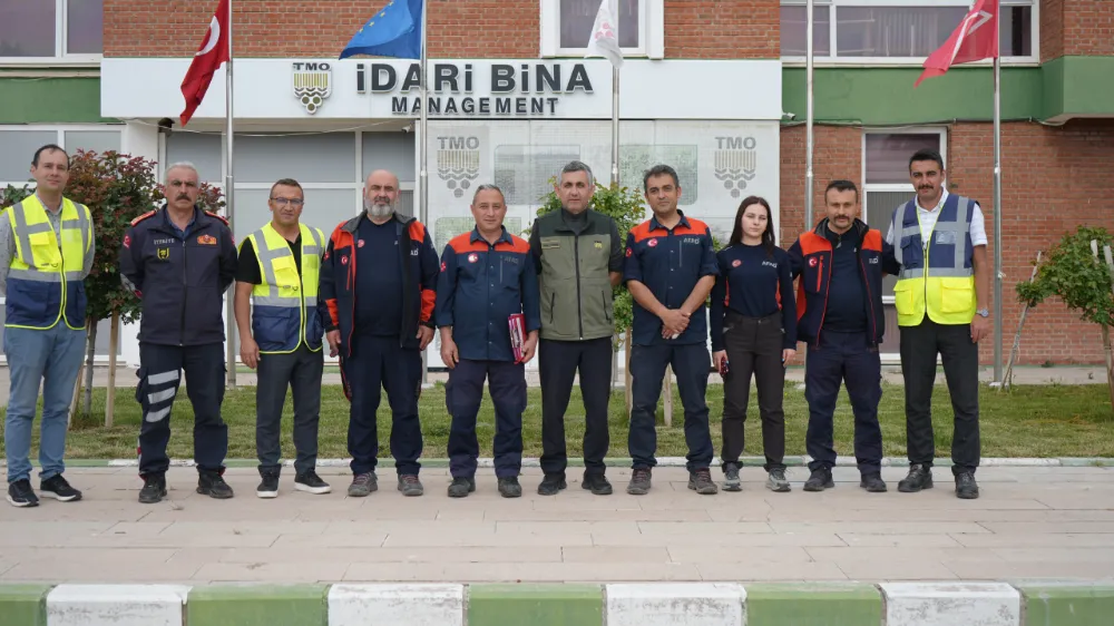 Afyon Alkaloid Fabrikasında Gerçeğini Aratmayan Tatbikat
